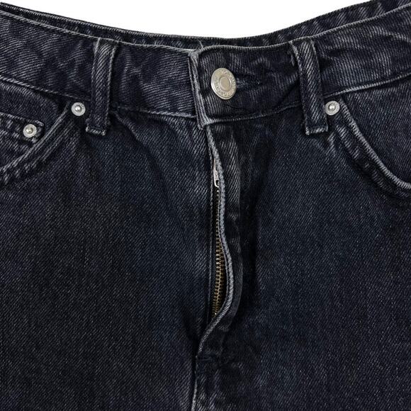 Topshop Moto Kiri Shorts in Washed Black Size 6 - Picture 6 of 12